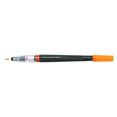 Pentel XGFL Color Brush Pinceau rechargeable encre à l'eau aquarellable Orange