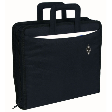 Wedo 058601 Serviette classeur A4 en polyester Noir