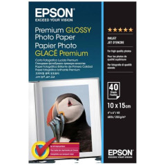 Epson Premium Glossy Photo Paper - Papier Photo Brillant 10 X 15 cm - 40 Feuilles