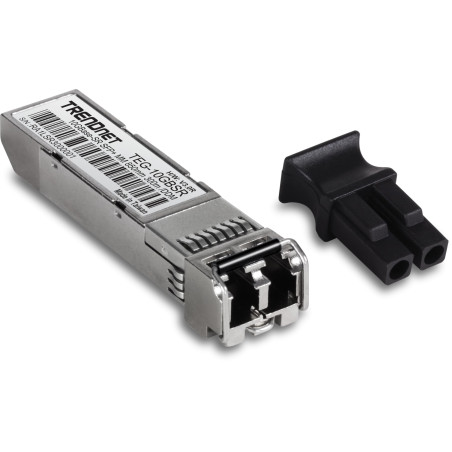 TRENDnet, TEG-10GBSR, Module LC multimode SFP+ 10GBASE-SR, Compatible avec des Distances allant jusqu'à 300 m (984 Pieds)