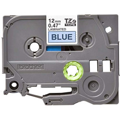 Brother TZE 531 Ruban 12 mm Noir sur Bleu