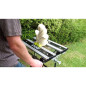 RYOBI - Établi RWB03 – Plan de Travail Multi-Positions, Pliable, Hauteur Réglable, Surface Antidérapante, Idéal Découpe, Serrage