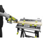 RYOBI - Établi RWB03 – Plan de Travail Multi-Positions, Pliable, Hauteur Réglable, Surface Antidérapante, Idéal Découpe, Serrage