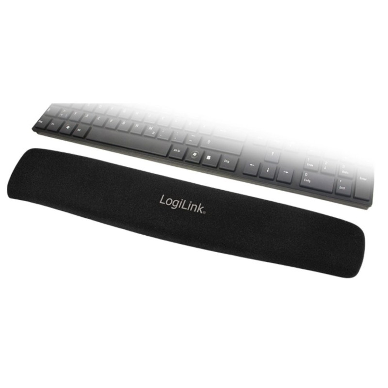 LogiLink ID0044 Clavier avec repose-poignets Noir