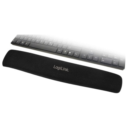 LogiLink ID0044 Clavier avec repose-poignets Noir