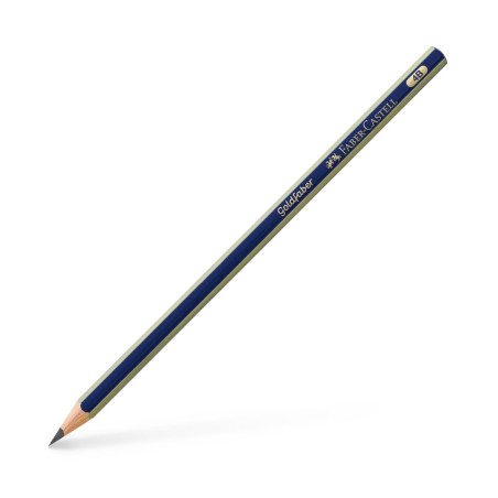 Faber-Castell 112504 - Set de crayons Goldfarber, 12 crayons, dureté 4B