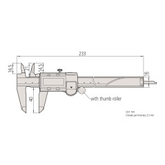 Mitutoyo 500-196-30 Absolute AOS Digimatic Micromètre Electronique Numérique, 150 mm