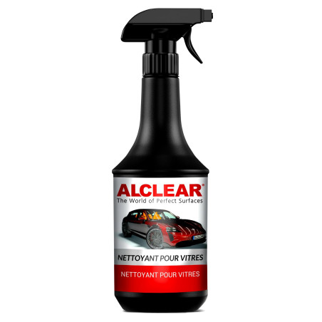 ALCLEAR 721GR Nettoyant vitres auto 1000 ml, avec effet déperlant, pour vitres intérieures & extérieures, pare-brise, rétroviseu