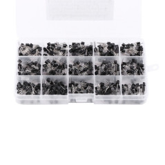Yosoo 600Pcs 15 Types de valeurs X 40 pcs NPN Transistor PNP Kit TO-92 avec boîte en Plastique