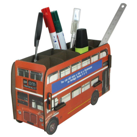 Werkhaus Pot à crayons Bus londonien à deux étages