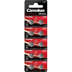 Camelion AG 8 LR55 Set de 10 Piles