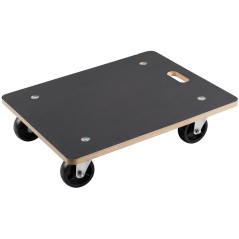 Metafranc Chariot 822020 à roulettes - Plaque sérigraphiée - 590 x 490 mm - 400 kg - Matériel de manutention de marchandises - P