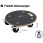 Meister 822040 Chariot à roulettes - plaque Sérigraphie - roues en PA - freins Ø 380 mm - 200 kg Meister 822040 Chariot à roulettes - plaque Sérigraphie - roues en PA - freins Ø 380 mm - 200 kg