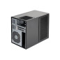SilverStone SST-DS380 - Stockage de boîtiers Mini-ITX avec porte, noir
