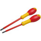 STANLEY Fmht0-62648 Set De 2 Tournevis Taille Unique - Gamme FATMAX - Fabriqués En France - Lame En Acier - Sablage De L'Emprein STANLEY Fmht0-62648 Set De 2 Tournevis Taille Unique - Gamme FATMAX - Fabriqués En France - Lame En Acier - Sablage De L'Emprein