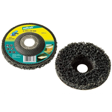 wolfcraft 1672000 Roue de décapage universelle Ø 125 x 22,2 mm
