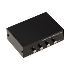 KALEA-INFORMATIQUE Boitier de partage Série RS232 switch RS-232 4 Ports. Réversible 4 entrées vers 1 sortie OU 1 entrée vers 4 s