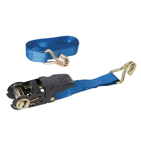 Silverline 978413 San gle d'arrima ge 750 k g à tendeur à cliquet caoutchouté Crochet en 'J'