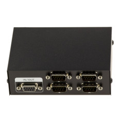 KALEA-INFORMATIQUE Boitier de partage Série RS232 switch RS-232 4 Ports. Réversible 4 entrées vers 1 sortie OU 1 entrée vers 4 s