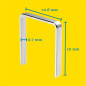 RAPID 40303081, Agrafes N°13, agrafes de longueur 10 mm, lot de 5000, agrafes à fil plat pour tapisserie, textile, travaux domes