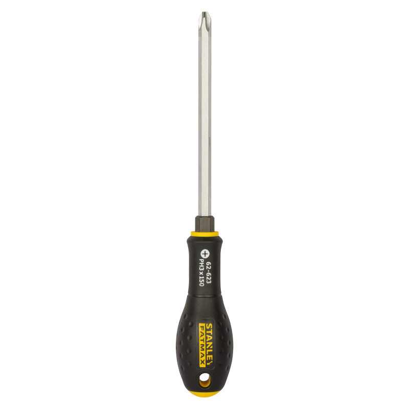STANLEY Fmht0-62623 Tournevis avec Écrou Ph3 150 mm Gamme FATMAX - Fabriquée en France - Liaison Quasi Incassables - Noyau en Un STANLEY Fmht0-62623 Tournevis avec Écrou Ph3 150 mm Gamme FATMAX - Fabriquée en France - Liaison Quasi Incassables - Noyau en Un