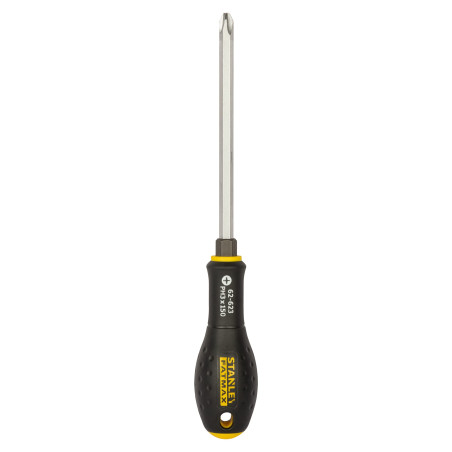 STANLEY Fmht0-62623 Tournevis avec Écrou Ph3 150 mm Gamme FATMAX - Fabriquée en France - Liaison Quasi Incassables - Noyau en Un