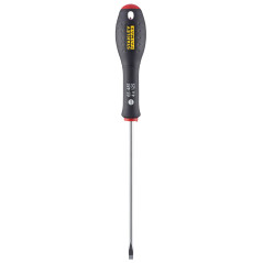 STANLEY 0-65-481 Tournevis Plat 4 X 125 Mm - Gamme FATMAX - Fabriqués En France - Lame En Acier - Sablage De L'Empreinte - Poign