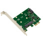 KALEA-INFORMATIQUE Carte contrôleur PCIe pour SSD mSATA et Disque Dur SATA, Interface SATA 3.0 6GB KALEA-INFORMATIQUE Carte contrôleur PCIe pour SSD mSATA et Disque Dur SATA, Interface SATA 3.0 6GB