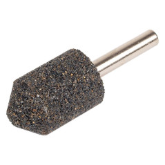 wolfcraft 2174000 Meule cylindrique/conique Tige 6 mm Diamètre 20 x 30 mm,argent