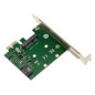 KALEA-INFORMATIQUE Carte contrôleur PCIe pour SSD mSATA et Disque Dur SATA, Interface SATA 3.0 6GB KALEA-INFORMATIQUE Carte contrôleur PCIe pour SSD mSATA et Disque Dur SATA, Interface SATA 3.0 6GB