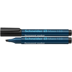 Schneider Maxx 133 Marqueur permanent Bleu Foncé Pochette de 4