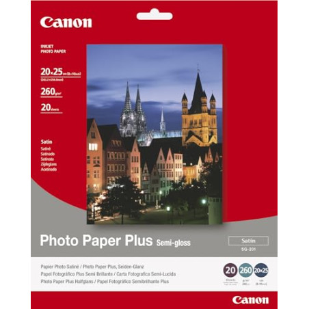Canon SG-201 Papier Photo Satiné Format 20X25cm (20 feuilles)