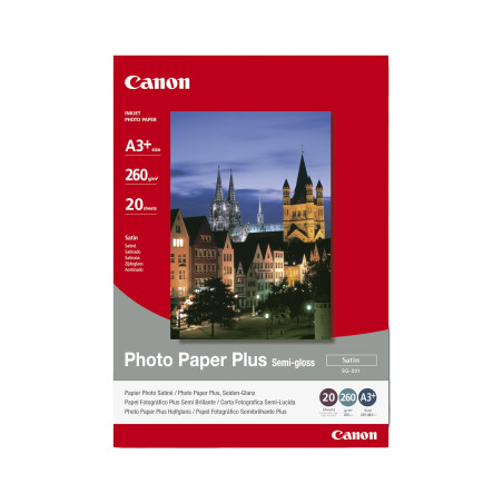 Canon SG-201 Papier Photo Satiné Format A3+ (20 feuilles)