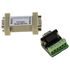 KALEA-INFORMATIQUE Convertisseur RS232 vers RS422 ou RS485 avec fiches DB9 et bornier Filaire pour Montage RS-485 RS-422
