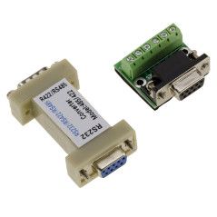 KALEA-INFORMATIQUE Convertisseur RS232 vers RS422 ou RS485 avec fiches DB9 et bornier Filaire pour Montage RS-485 RS-422