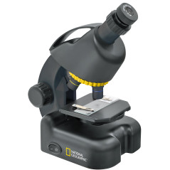 BRESSER National Geographic 9119501 40-640x Microscope avec Adaptateur pour Smartphone