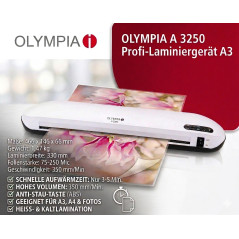 Olympia A 3250 machine à laminer