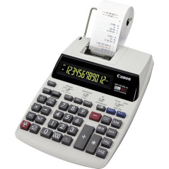 Canon Calculatrice imprimante à 12 Chiffres MP-120-MG-ES, Coloris Blanc