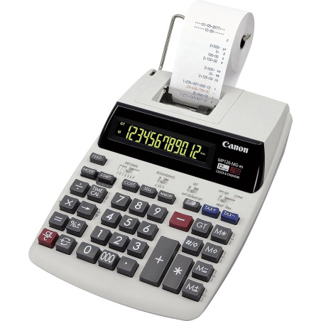 Canon Calculatrice imprimante à 12 Chiffres MP-120-MG-ES, Coloris Blanc