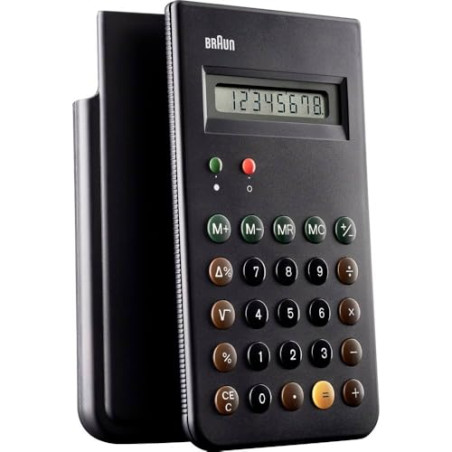 BRAUN BNE001 CALCULATRICE - NOIR