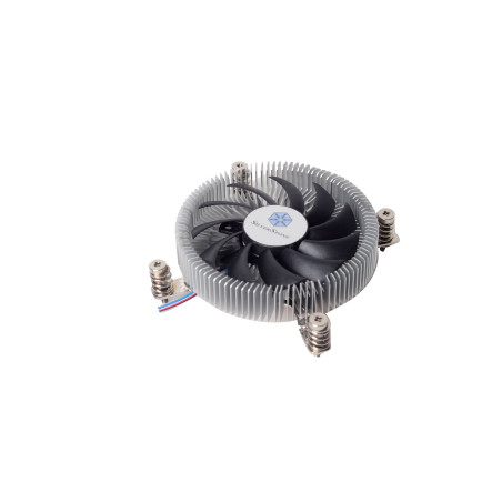 SilverStone SST-NT07-115X - Nitrogon Ventilateur de processeur, Profil bas, 80mm PWM, Intel