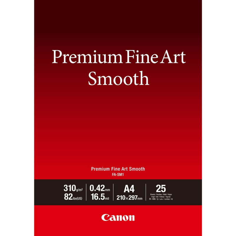 Canon FA-SM1 Papier Photo FineArt Mat Format A4 (25 feuilles) Ancienne Version