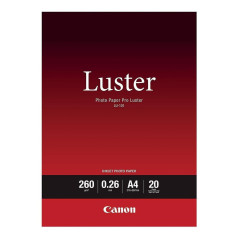 Canon LU-101 Papier Photo Lustré Format A4 (20 feuilles) - 260g/m² blanc