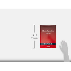 Canon LU-101 Papier Photo Lustré Format A4 (20 feuilles) - 260g/m² blanc