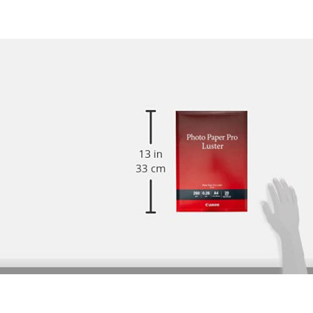 Canon LU-101 Papier Photo Lustré Format A4 (20 feuilles) - 260g/m² blanc