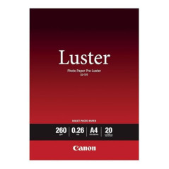 Canon LU-101 Papier Photo Lustré Format A4 (20 feuilles) - 260g/m² blanc