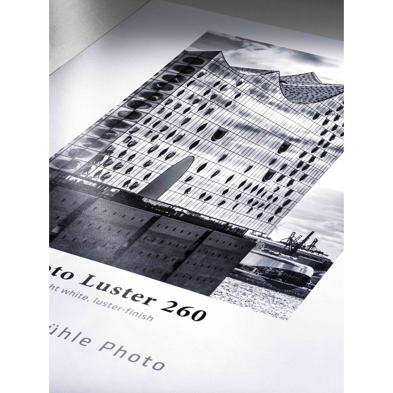 Hahnemühle 10643172 Photo Luster Rouleau de papier 260 g/m² Blanc clair 432 mm x 30 m Hahnemühle 10643172 Photo Luster Rouleau de papier 260 g/m² Blanc clair 432 mm x 30 m