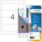 Herma 10165 Étiquettes classeur movables/amovibles 192 x 61 A4 100 pièces Blanc Herma 10165 Étiquettes classeur movables/amovibles 192 x 61 A4 100 pièces Blanc