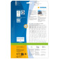 Herma 4336 Étiquettes 35,6 x 16,9 Premium A4 2000 pièces Blanc