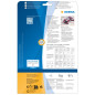 Herma 4234 Étiquettes de sécurité diamètre 40 A4 LaserCopy Blanc